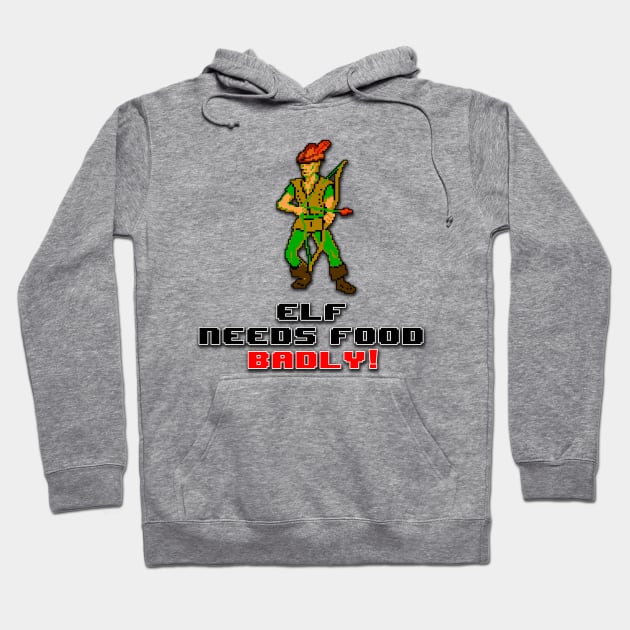 Gauntlet Elf - Old Hoodie by BigOrangeShirtShop